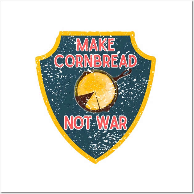 Make Cornbread Not War Wall Art by AppalachianBritches